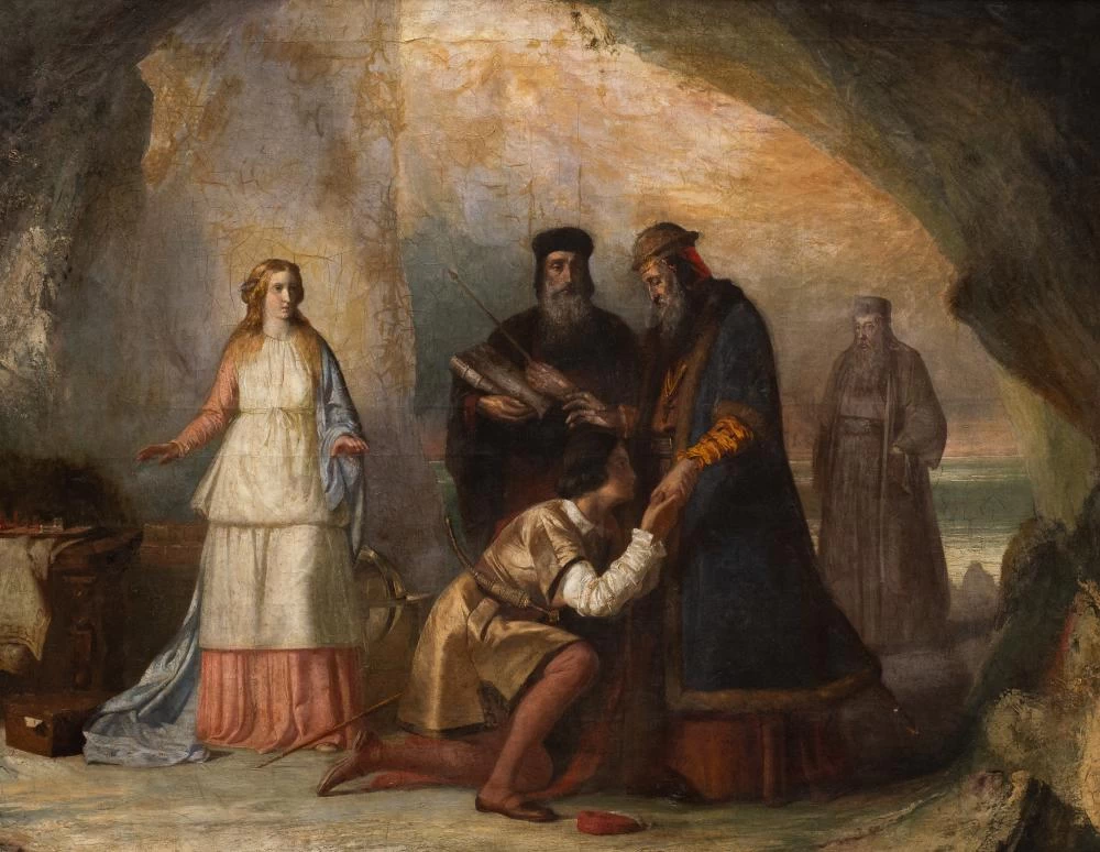 Ferdinando riunito a suo padre